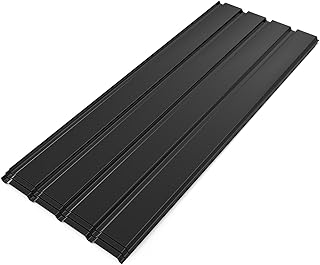 Mondeer Lot de 12 plaques de toit, tuiles de toiture, revêtement en métal galvanisé 115 x 45 cm/6 m² 0,3 mm pour remplacement sur auvent d