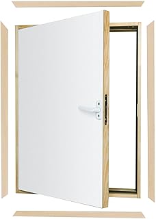 FAKRO - La Trappe de Comble DWK - 60x100cm - U=1,1 W/m²K - en Panneaux HDF - Moderne - Ouvrant Thermo-isolant de 3,6 cm d’épaisseur - Trappe de Visite - de Comble, Grenier - Porte