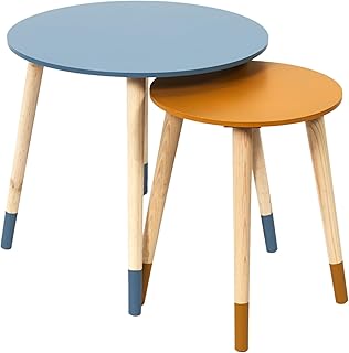 Les tendances déco à adopter pour un intérieur moderne et accueillant HOME DECO FACTORY - HD7360 Lot de 2 Tables Gigogne