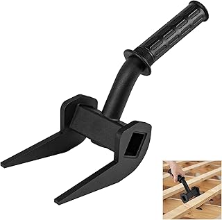 VANROUG Pallet Buster Outil Démonteur de Palettes, Outil de Démontage de Palettes avec Poignée Souple, Extracteur de Planches de Terrasse Facile et Efficace pour Enlever les Planches de Palettes en