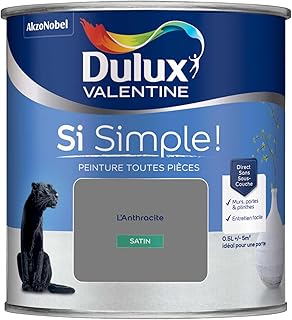 Dulux Valentine Peinture Si Simple Peinture Intérieure Toutes Pièces - Peinture Mur et Plafond, Porte et Plinthe - Couleur : L