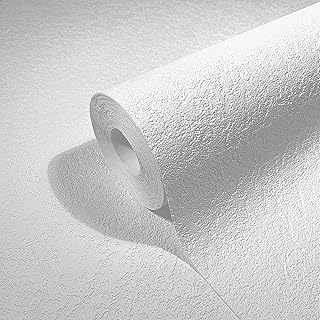 marburg Papier peint vinyle expansé blanc aspect structuré