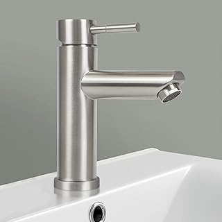 Robinet Salle de Bain Robinet Lavabo - Cascade Moderne Design Elégant Robinetterie Chromé Mitigeur en Inoxydable Eau Chaude et Froide Disponible