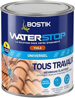 Comment choisir le bon isolant pour une toiture performante ? Bostik Waterstop Tuile/Terracota 1 kg – Membrane d